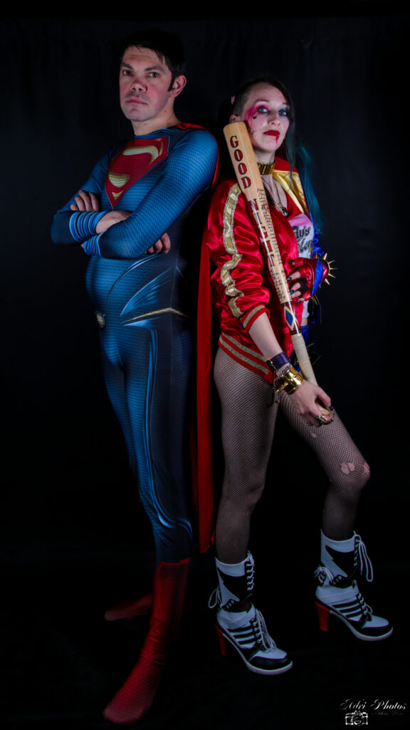 Adri Photos Superman et Harley Quinn